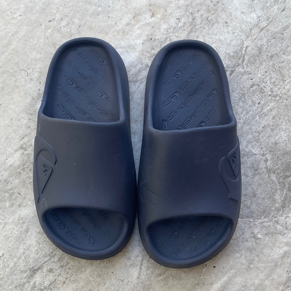 Quiksilver Kids Navy Slide Sandals